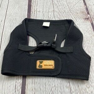 The Dog Walker company black mesh harness medium 15-25lbs